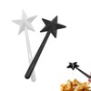TRADERPLUS Magic Wand Salt and Pepper Shakers, Pentagram Shape Salt