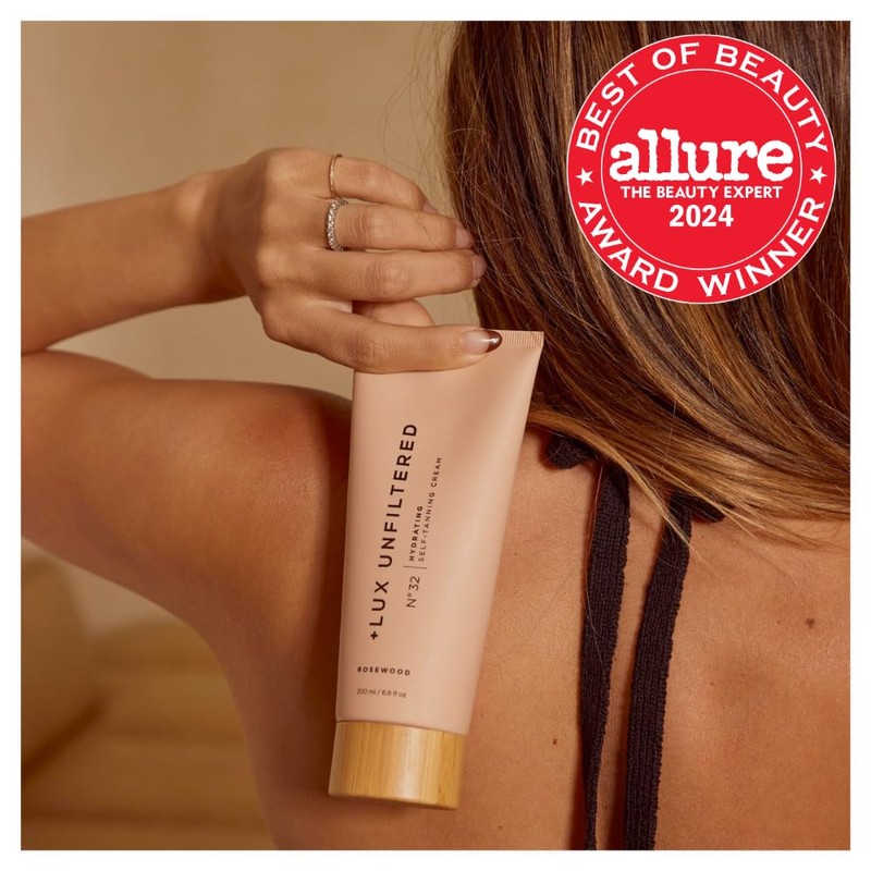 + Lux Unfiltered N°32 Gradual Self Tanner, Hydrating Self Tanning