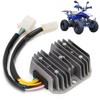 Voltage Regulator Rectifier 7 Wires DualPlug Aluminum Alloy ABS for