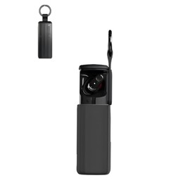 Case for Skullcandy Method 360 ANC True Wireless Earbuds,Soft Protective,BOVUGAC Silicone Case Cover with Keychain & Cleaning Kit & Lanyard for Method 360 ANC-Black