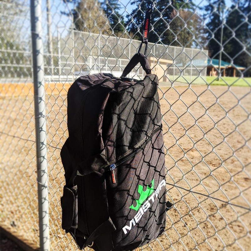 Meister Hang-Tough Fence Hooks for Baseball, Softball, Tennis & Camping