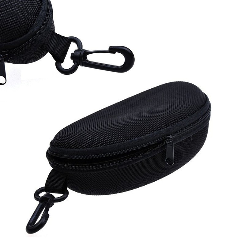 SUNTRADE Hard Case for Glasses Black Pack of 2, black