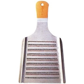 Professional chefs acclaimed pure copper, hand-made double-sided grater, No. 2, 11.0 x 5.5 inches (28 x 14 cm), Grate without separating fibers and moisture, and increases flavor without damaging