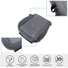 SecosAutoparts Driver Side Bottom Replacement Cloth Seat Cover Gray Compatible