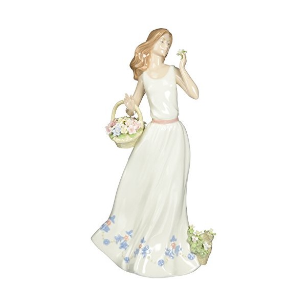Cosmos 10402 Breezy Spring Time Lady Ceramic Figurine, 12-3/4-Inch