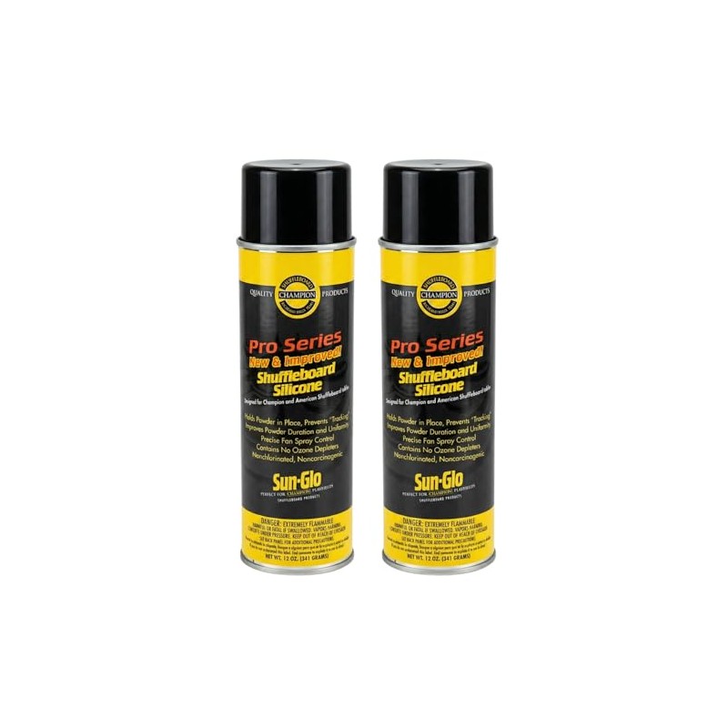 Sunglo Pro Series Shuffleboard Silicone Spray – Premium Table Cleaner