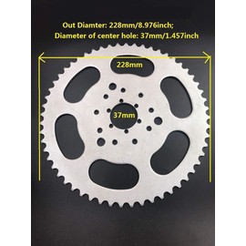 CDHPOWER Multifunctional 56 Teeth Sprocket for 415/415h chain -2 Stroke Gas Engine Motor Gas Motorized Bicycle