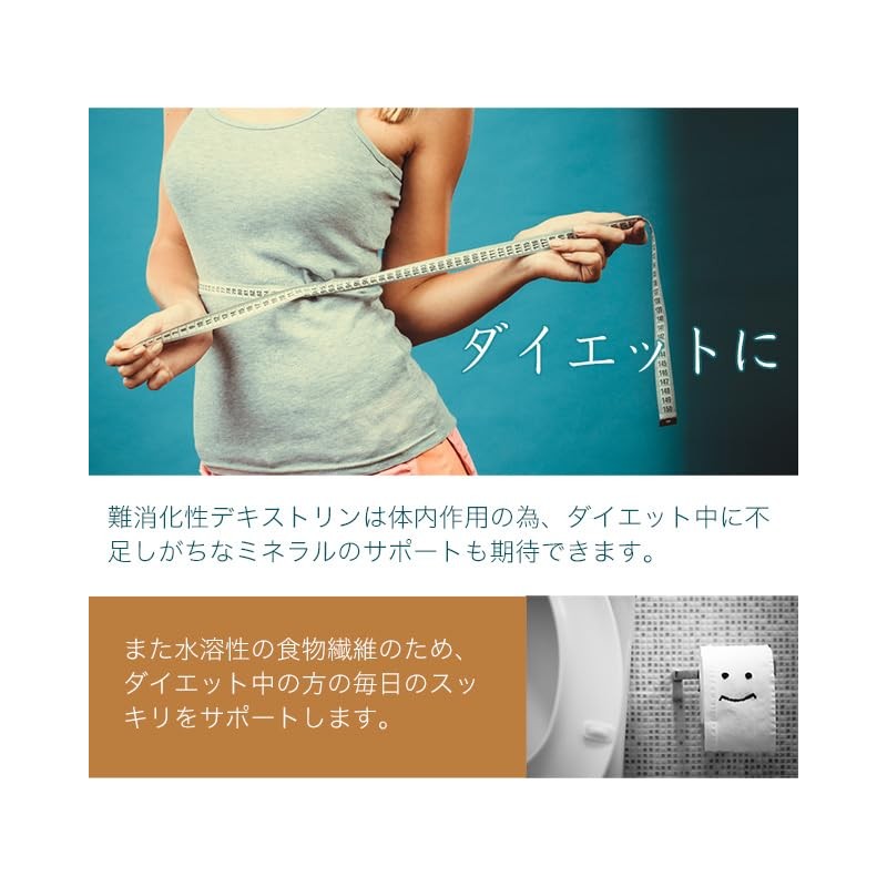 オーガランド (ogaland) 難消化性デキストリン (500g) 顆粒 水溶性食物繊維 サラッと溶ける とうもろこし由来 ファイバー 健康やダイエットが気になる方に