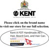 Kent 85T Small Wide Tooth Beard and Mustache Pocket Comb,