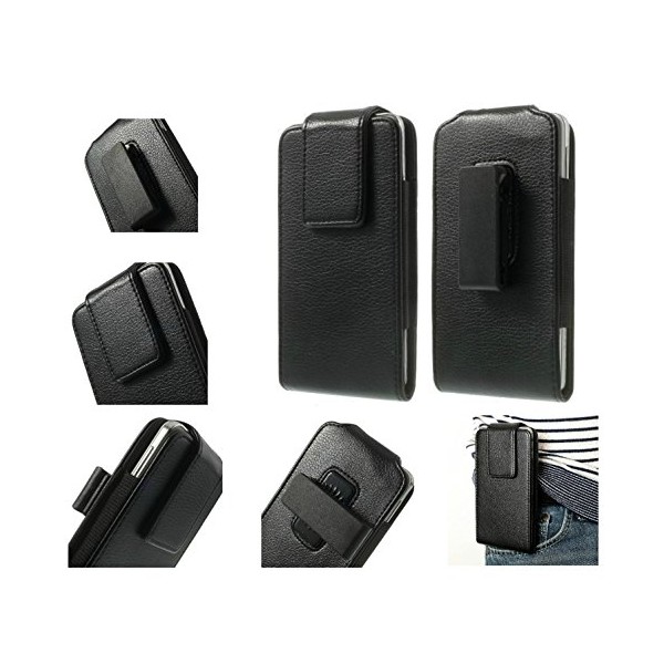 DFV mobile - Magnetic Leather case Belt Clip Rotary 360