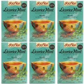 (6 PACK) - Yogi Tea - Licorice Mint | 17 Bag | 6 PACK BUNDLE