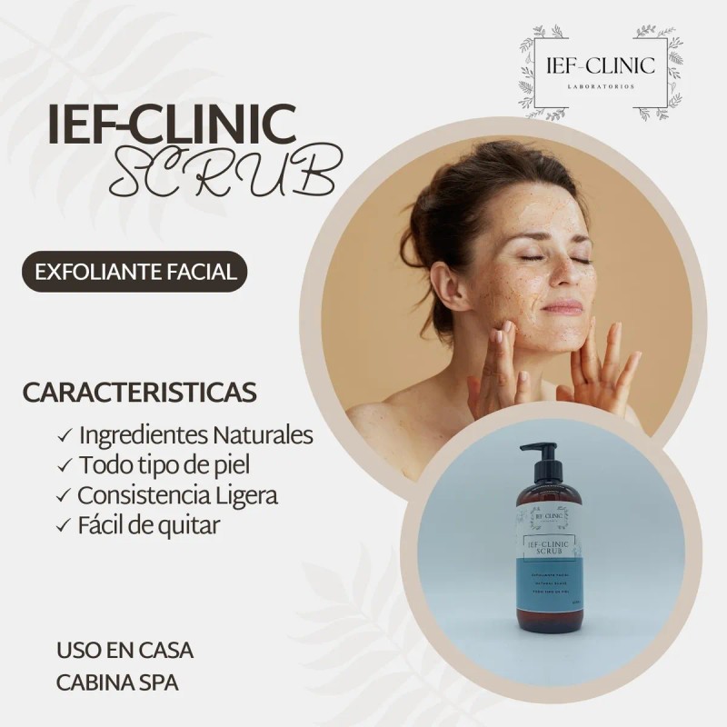 Ief-clinic Scrub Exfoliante Facial Profesional Cabina Spa