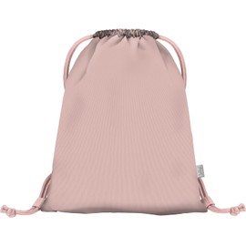 Baagl Gym Bag for Girls and Women - Shoe Bag, School and Nursery Sports Bag, Sports Backpack (Creamy)