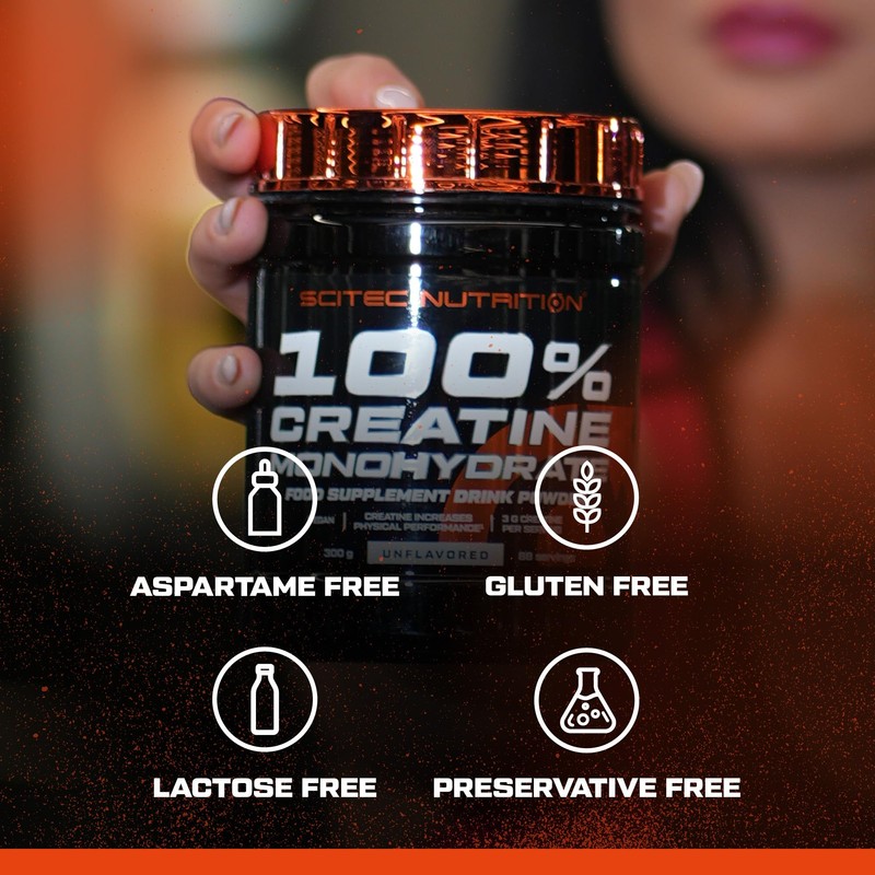 Scitec Nutrition 100% Creatine Monohydrate – Vegan – 3g per