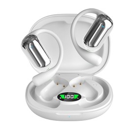 AI Languages Translator Earbuds,Translation Earbuds Real Time,3-in-1 Audifonos Traductores Inglés Español Translating Headphones for Travel Business Meeting Learning,White