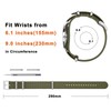 ANNEFIT Nylon Watch Band 22mm, One-Piece Waterproof Military Watch Straps