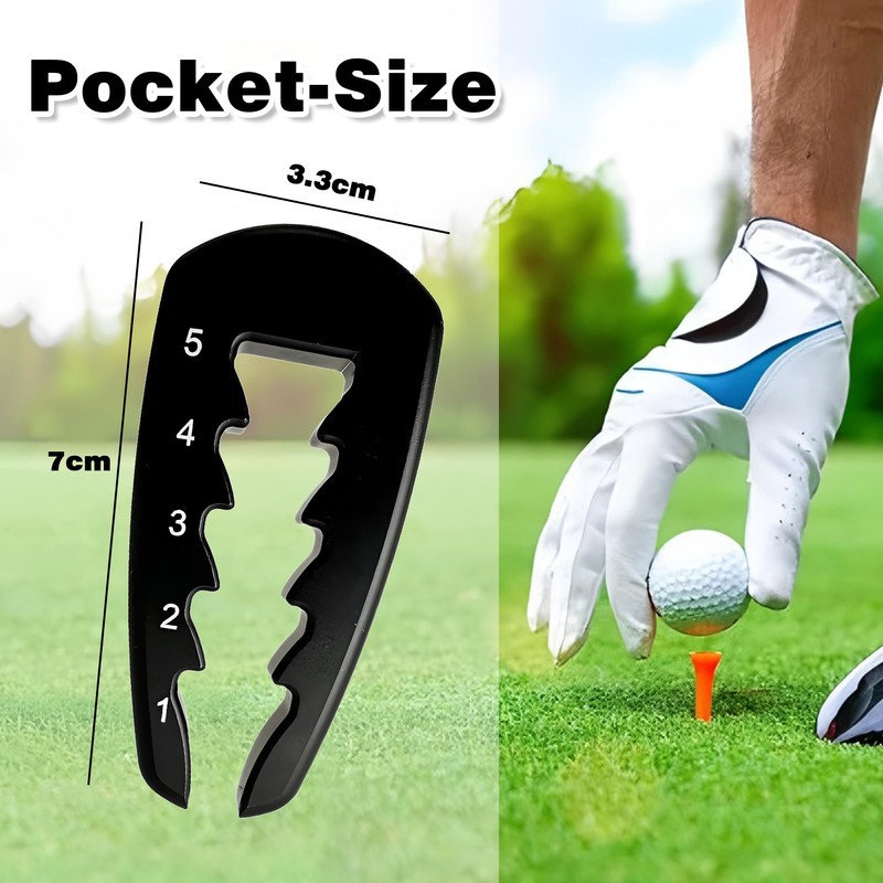 NICECONE Golf Tee Height Tool - Adjustable Precision Tee Setter