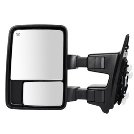 SCITOO Towing Mirrors Compatible with 1999-2007 For Ford Super Duty A Pair tow mirror Power Adjusted, Heated, Running Light