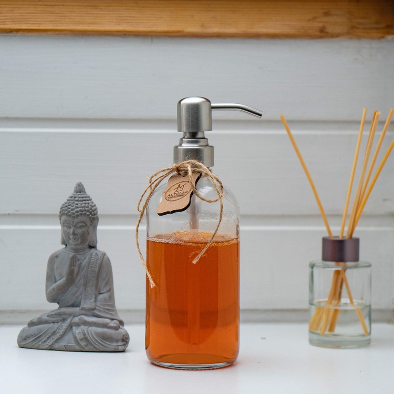 Stainless Steel Liquid Soap Dispenser Pump Replacement 'Zagreb' with 28mm