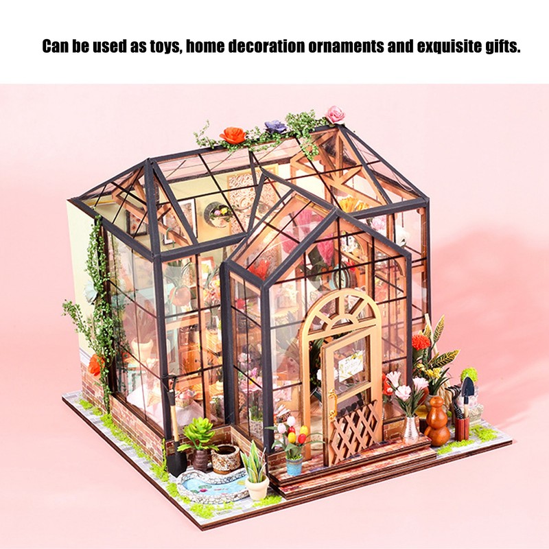 DIY Miniature Dollhouse Kit 1:24 Scale Dollhouse Puzzle Toy for