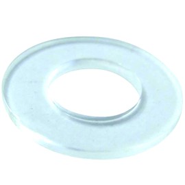 ダイドーハント (DAIDOHANT) プラスチック ワッシャー M6 [ ポリカーボネート ] (外径D)13 x (厚みt)1.0mm (10個) 10184796