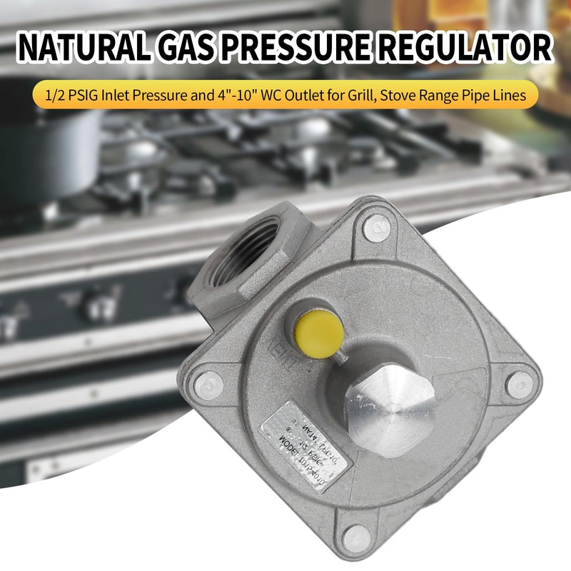 Natural Gas Pressure Regulator with 3/4" FNPT Thread 4"-10" WC