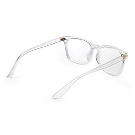 Aroncent Blue Light Blocking Glasses for Computer Use, Anti Eyestrain Lens Lightweight Frame Eyeglasses, Black, Men/Women