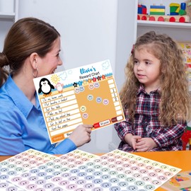 1800Pcs Happy Smile Face Stickers, 1 Inch Happy Face Decal Stickers Colorful Mini Incentive Reward Sticker Round Behavior Chart Sticker for Shcool Classroom Students Teachers Supplies