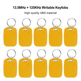 LIBO Dual Frequency RFID Composite Cards 13.56Mhz 1K UID and T5577 125 kHz ID Key Tag Readable Writable Rewrite for Copy Clone Backup (Pack of 10)