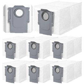 APZOVO APZOVO 8 St1ck Staubbeutel f1r Roborock Saros 10R /Qrevo Curv/Qrevo Edge /S8 MaxV Ultra /S8 Max Ultra/Q Revo/Qrevo Pro/Qrevo MaxV/Qrevo S/Qrevo Master/Qrevo Slim, 3L Staubsaugerbeutel