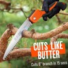 GROWIT Folding saw 11 Inch - Heavy Duty Pruning Saw