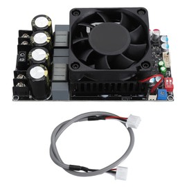 Digital Power Amplifier Board 300W Dual Channel 600W Mono TPA3255 Chip Pure Rear Stage Amplifier Board with Heat Sink for DIY Speakers