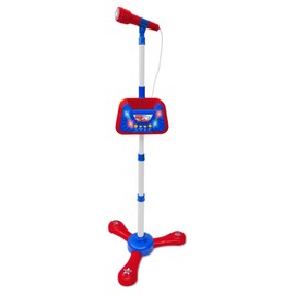 Bontempi | WirelessStage Mic Wireless Stage Microphone for Unlimited Performances, Blue, 360 x 360 x 1100 mm