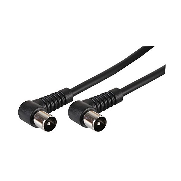 PRO SIGNAL JR9009A/4M BLACK-ROHS TV Aerial Lead, 90 Degree Coax