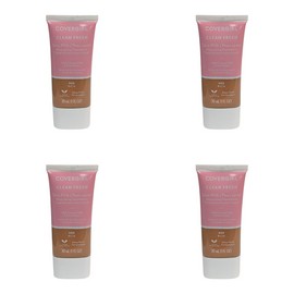COVERGIRL 4 x COVERGIRL Clean Fresh Skin Milk, Clean Vegan Formula, #600 Rich, 1 fl oz