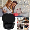 6 Pack Silicone Coasters Set with Holder - for Hot/Cold