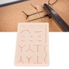 Suture Practice Pad Reusable Silicone Sature Training Skin Pad with