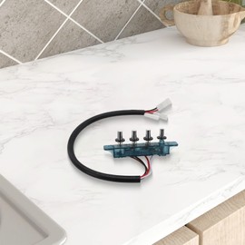 EasyByMall 4/5 Push Button Selector Switch Kitchen Extractor Hood Button Switch for Various Household Appliances (4 Buttons)