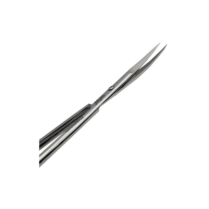 Tijera Punta Fina Curva Para Manicure Aashta Premium PS-269