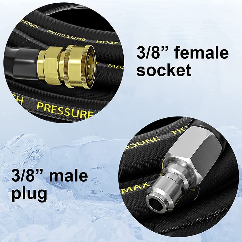 POHIR Pressure Washer Hose - 5 FT Whip Hose with