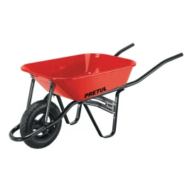 Pretul Carretilla 3.5ft3 Roja Llanta Neumática, Pretul 20675