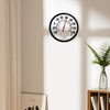 Circrane 13.25 Inch Round Thermometer with Hygrometer, Large Indoor Wall