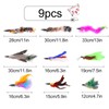 9Pcs Cat Feature Toys Feather Refill Cat Teaser Feather Toys