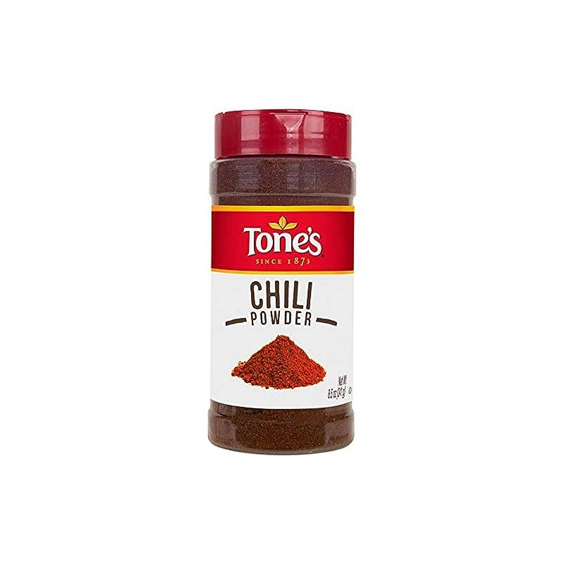 Tone's Chili Powder, 8.50 Ounce (Pack of 6)