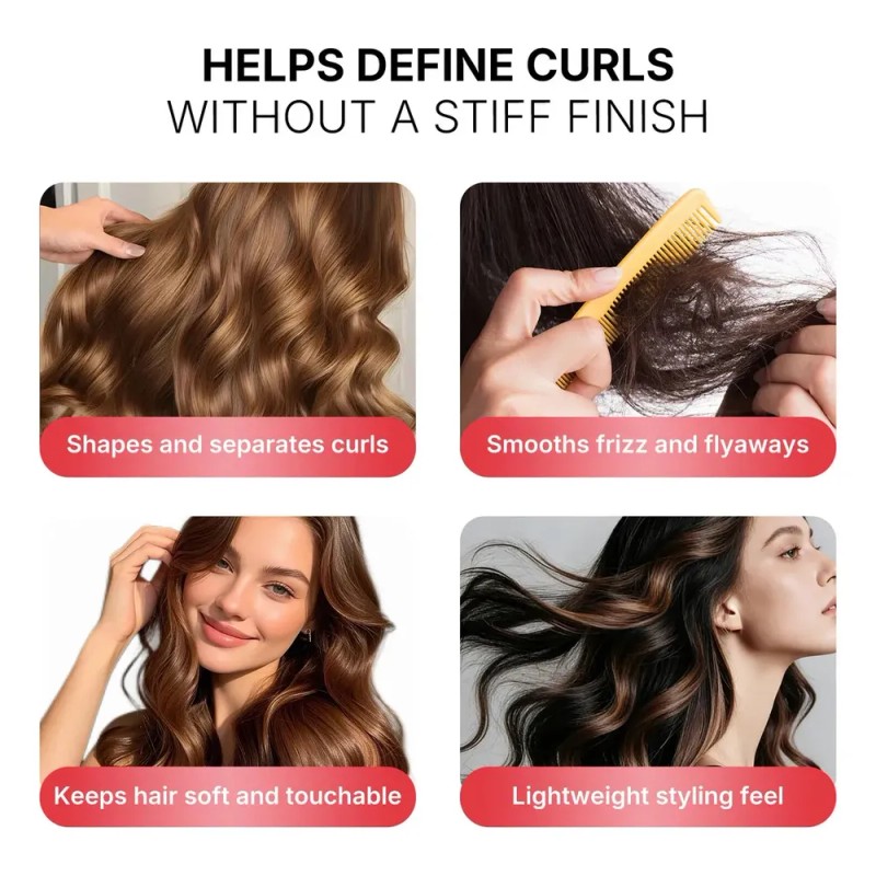 Karseell Crema Definidora De Rizos Anti Frizz + Aceite 2en1