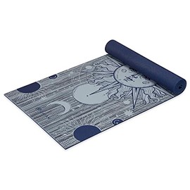 Gaiam Yoga Mat - Premium 6mm Print Reversible Extra Thick Non Slip Exercise & Fitness Mat for All Types of Yoga, Pilates & Floor Workouts (68" x 24" x