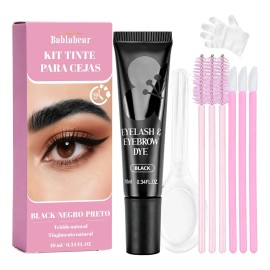 Kit Henna Gel Pigmento Para Cejas Y Pestañas Natural Tinte
