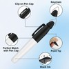 Bcautay 24 Pcs Mini Permanent Markers with Golf Keychain Clips
