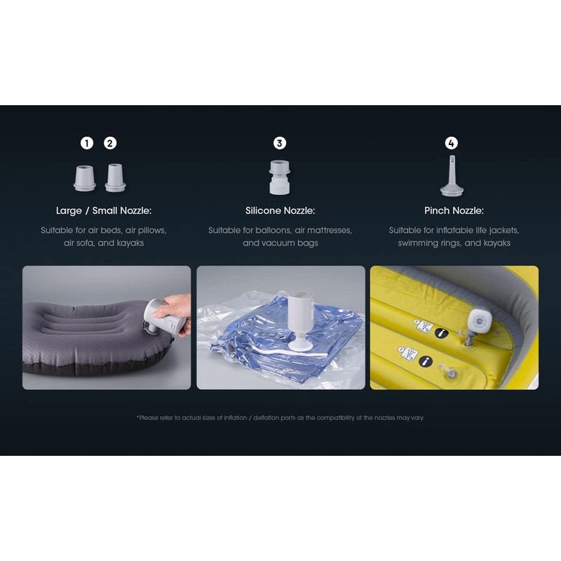 Nitecore AP10 Electronic Air Pump with LED Light