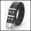 White Fang BT280 Women's Belt, Leather, Stylish, Chain, Keyring, Lock,